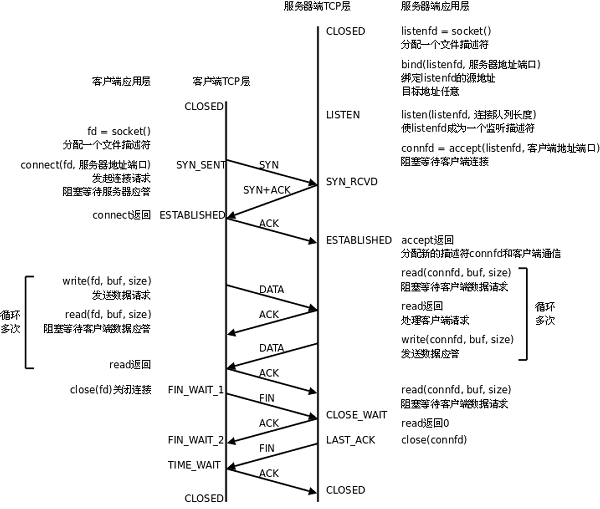 TCP 协议通讯流程